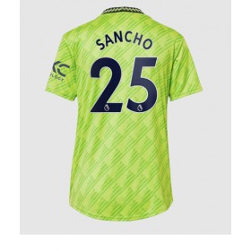 Damen Fußballbekleidung Manchester United Jadon Sancho #25 3rd Trikot 2022-23 Kurzarm